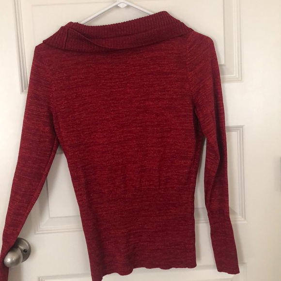 Red Dressy Sweater - Picture 2 of 2